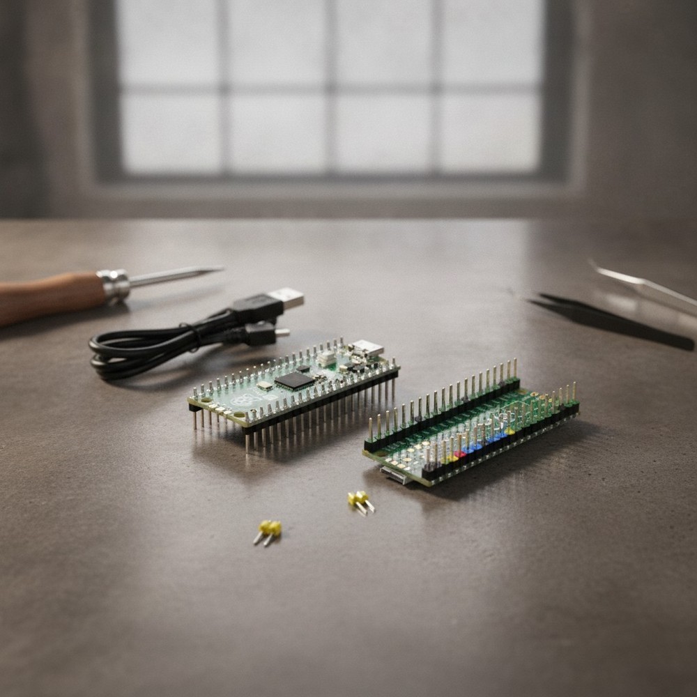 Pico 2 with Pre-Soldered Color-Coded Header Compatible with Raspberry Pi Pico…