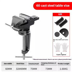 Bench Vise Small Vise Table Fixture Workbench Vise Mini Table Vise Multifunction