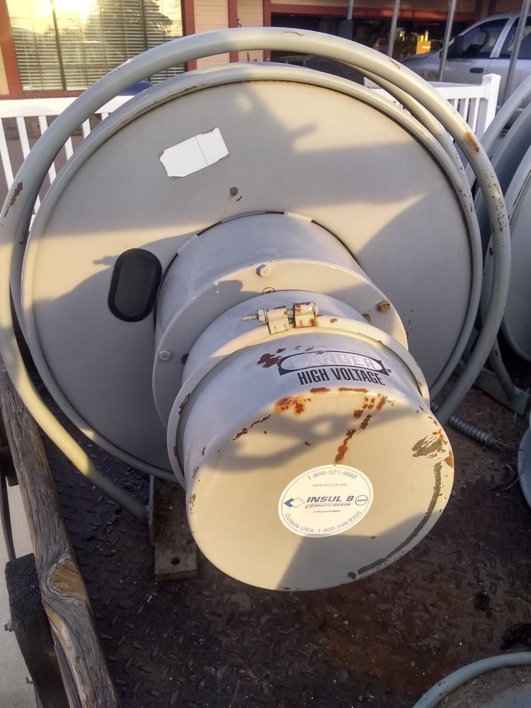 Used Conductic Insul 8 Powereel Cable Reel 600V/25A Slip Ring Made In USA!