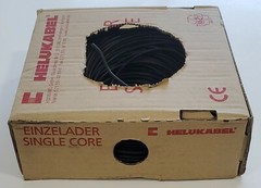*NEW* Helukabel 29129 Wire H07V-K 1×1.50mm2 Black Single Strand 100m + Warranty!