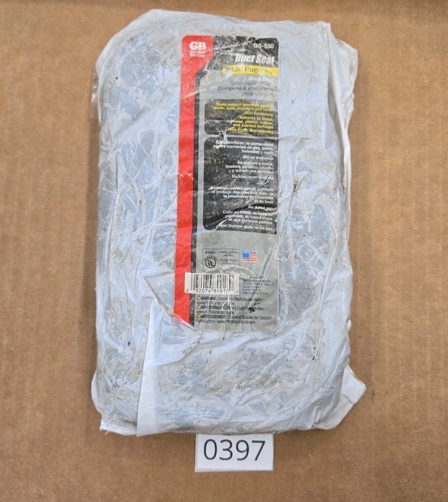 Duct Seal Putty,Seal Conduit Openings, Non Toxic ,3.5 lbs Gardner Bender