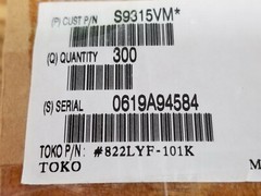 (1 PC) 822LYF-101K – TOKO *US STOCK*