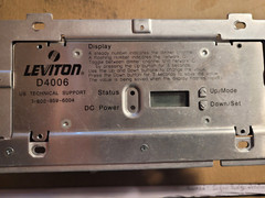 Leviton D4006-1LW Dimensions® D4006 Remote Dimmer for Luma-Net system 120 Volt
