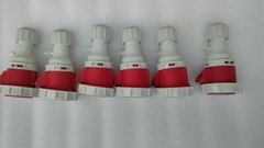 EN INDUSTRIAL FEMALE PLUG 3P+T 400VAC 6H IP 67 ASFI2142 16A 50-60Hz LOT OF 3