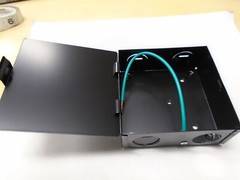 3-1/4″ x 3-1/4″ x 1-1/4″ Electrical Junction Box W/ 1/2″ KO’s New