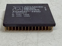 VINTAGE AMD AM29040-33GC 32 BIT RISC Microprocessor