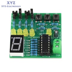 DC 5V DIY LED Decoding Display Electronic Parts DIY PCB Soldering Practice Kit