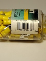 50 Panduit PV10 6F L Vinyl Insulated Fork Terminals 12-10 AWG CU Electrical #6