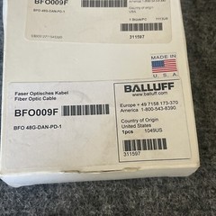 Balluff BFO009 BFO 48G-DAN-PD-1 Glass Fiber Optic Cables New