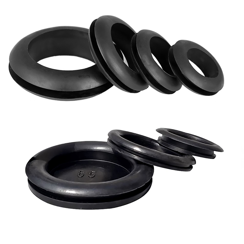 Blanking + Wiring Grommets – Rubber Open + Closed Grommet – Blind Cable Hole
