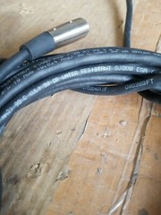 23ft Carol 3/c Type SJOOW jms3116f12-3s/Switchcraft A3M 3 Pin Audio Connector