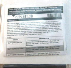 Crestron GLPP-1DIMFLV2EX-PM Green Light Power Pack, 2-Channel 0-10V Dimmer