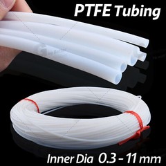 3D Printer PTFE Tube for Filament Extruders 0.3-11mm ID 0.6-14mm OD PTFE Tubing