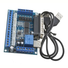 5 axis CNC Breakout Board with optical coupler for Stepper Motor Driver MACH3