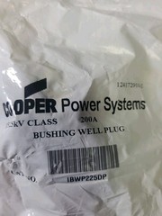 Eaton IBWP225 Bushing Well Plug 200A 15/250KV Class