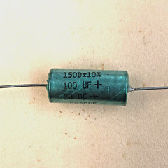 150D107X9020S2 – SPRAGUE – 100UF 20V AXIAL TANTALUM CAPACITOR 85C/125C Qty 1