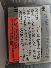 (15) OP227BY/883 Aerospace / Military Analog Devices Dual Low Noise Low Offset