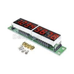 8-Digit LED Display MAX7219 Digital Control Tube Module Red Matrix For Arduino