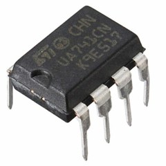 10pcs UA741CN UA741 LM741 IC ST STMicroelectronics DIP-8 Operational Amplifier