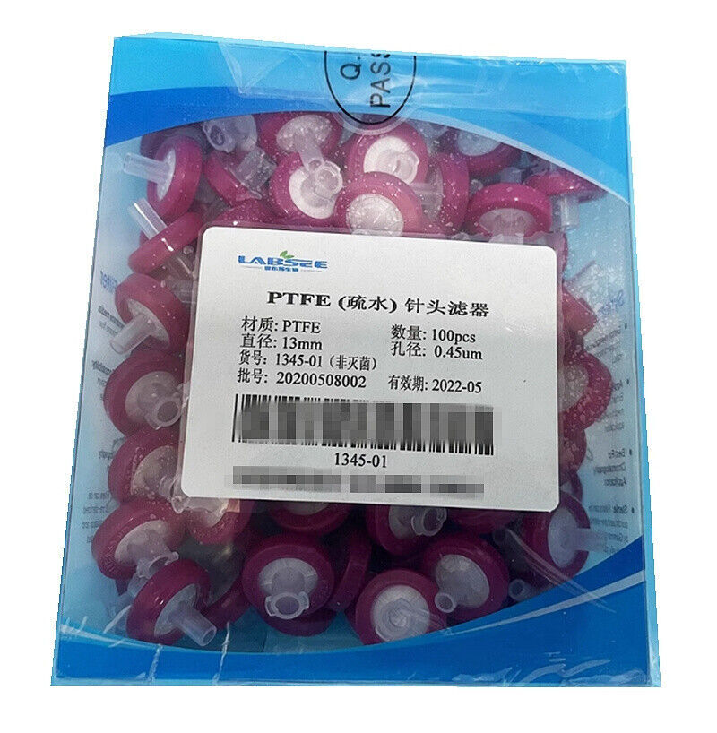 100PCS/Lot New For 1345-01 PTFE Organic 13mm*0.45um Filter