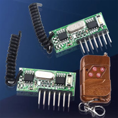 315 Mhz / 433 Mhz RF Transmitter And Receiver Module 4 – Way Wireless Remote
