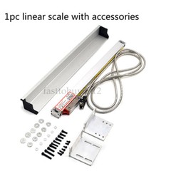 1 Axis DRO Digital Readout 5um Linear Glass Scale 100-2000mm for CNC Mill Lathe
