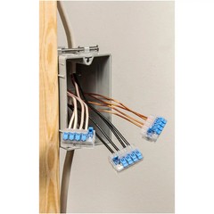 IDEAL Electrical 30-10L25 Lever Wire Connector, 5-Port, Box of 75