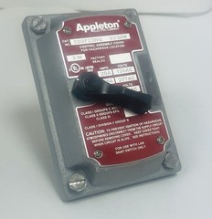 EMERSON APPLETON NO. EDSF23WQ FRONT OPER COV-CHAMF-SW-3W 20A
