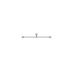 Weidmuller Interface 294360000, 24 to 12 AWG, Feed Through Terminal Block, 1 pc