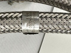 AEROQUIP 5400-S5-8 W/10FT FLEXIBLE BRAIDED ANACONDA METAL HOSE W/CTI D3592-252