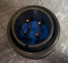 Amphenol Industrial 20-4P 4-257 Circular Connector Plug. NOS-SURPLUS
