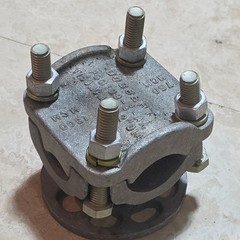 Substation Terminal Aluminum Bus Connector 750-1300MCM Dossert PSG199 1750MCM-2″