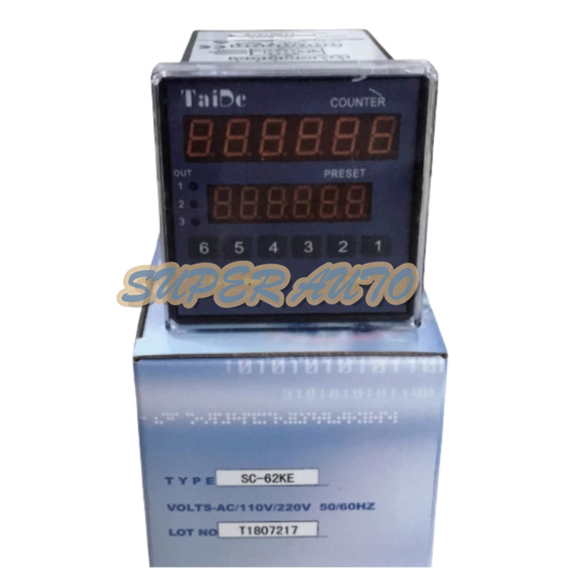 1Pcs New SC-62KE counter AC/110V/220V 50/60Hz