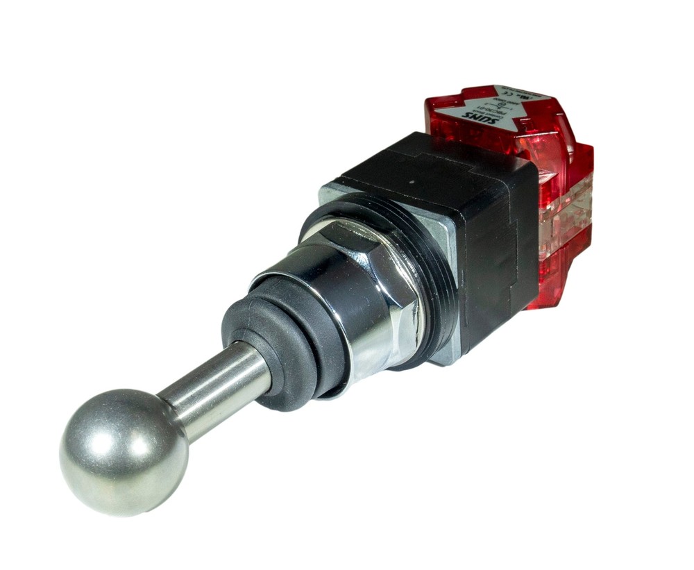 SUNS PBM30-JS5-S-P2 30mm Joystick 5 Position Momentary Steel Knob 4NO 9001K35H2