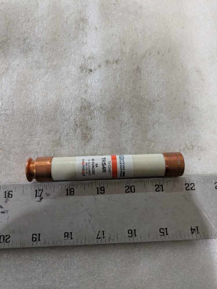 FERRAZ SHAWMUT MERSEN TRS4R 4A 600 VAC/DC FUSE (LOT OF 10)