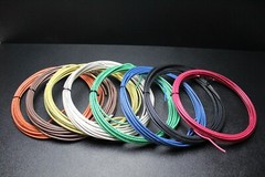 10 GAUGE THHN WIRE STRANDED WHITE 5 FT THWN 600V GROUND MACHINE CABLE AWG