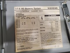 Siemens ITE BOS14352 60amp BD busway bus plug disconnect switch duct