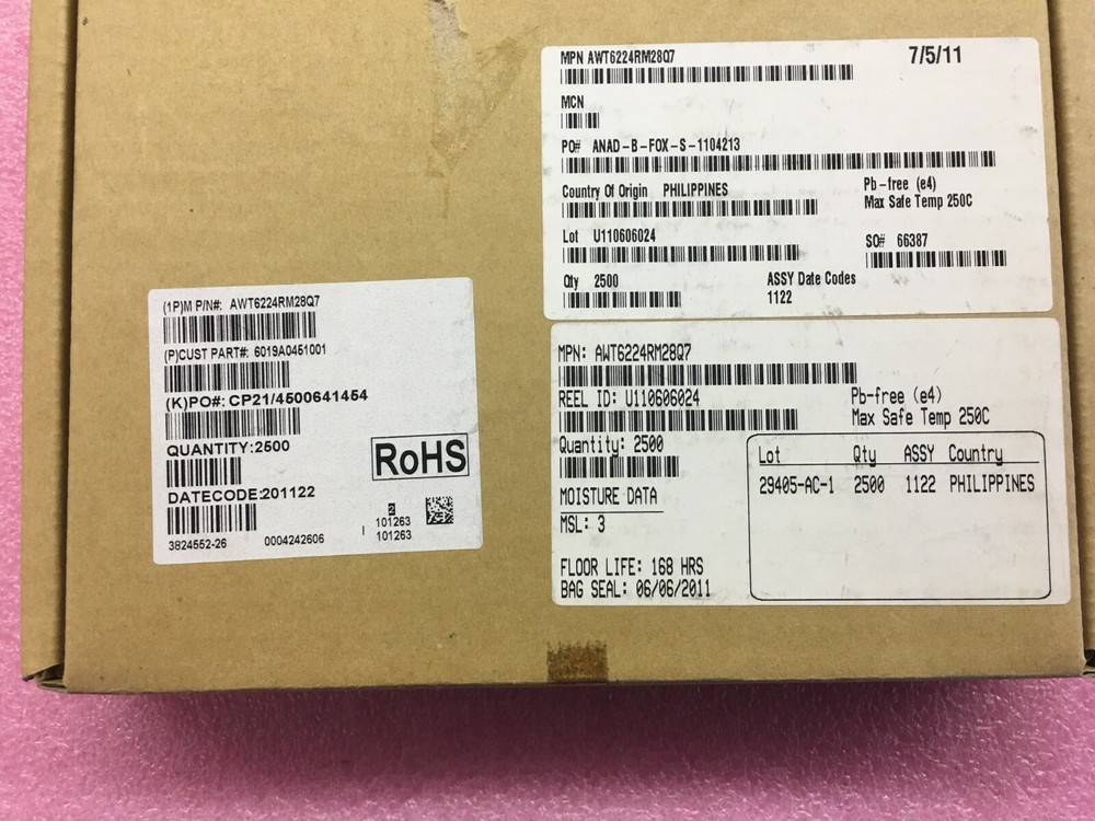 (20 PIECE LOT) AWT6224RM28Q7 Narrow Band Medium Power Amplifier, 880MHz – 915MHz