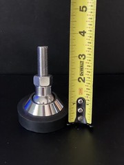 (Pack of 2) OPTIMA OP-413-1/2 Ball-Joint Feet For Ended Beam Load Cell Scale