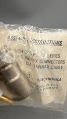 Vintage Trompeter PL75-47 70 Series Twinax Triax Connector Kit NOS MIL-STD