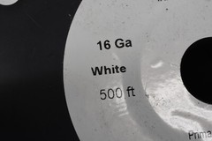 Del City 1116502 16 Gauge Purpose Primary GPT Wire 60V Dc 500 ft White Wire