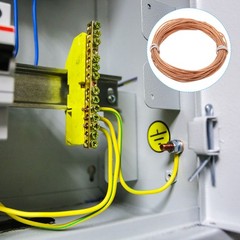 Bare Copper Ground Wire 18 Gauge 25 Feet Solid Braided Copper Cables