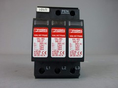 Phoenix Contact Surge Arrester (2920447) VAL-MS 580 /3+0-FM w/ (2920434) VAL-…
