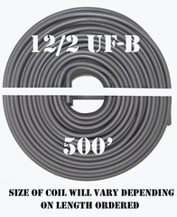 12/2 UF-B x 500′ Southwire Underground Feeder Cable