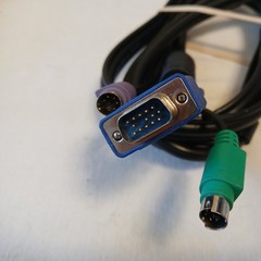 PS/2 KVM Cable VGA Keyboard Mouse Extender 6FT VKMEXT-6 Style