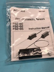 KEYENCE FS2-60 SENSOR LEVEL AMP WATER TRACK, 164868