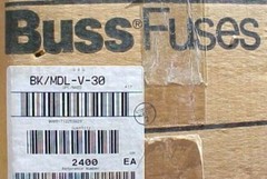25 Bussmann MDL-V-30 Fuses Axial Solder Leads, 30A Glass Cartridge 1/4″ x 1-1/4″