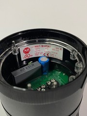 ONE (1) ALLEN BRADLEY Black Dual Tone Stack Light Alarm 855T-B10TA1 (NEW)