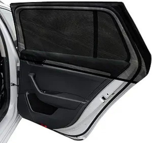 Universal Fit 2-Piece Car Window Shade for SUV Back Seat, Breathable Mesh for He