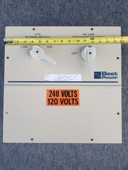 BPE-04-MBB-1A Best Power UPS External Power Transfer Switch 100 Amp 300V